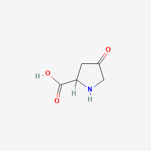 molecular formula C5H7NO3 B1200803 4-Oxopyrrolidine-2-carboxylic acid CAS No. 2002-02-0