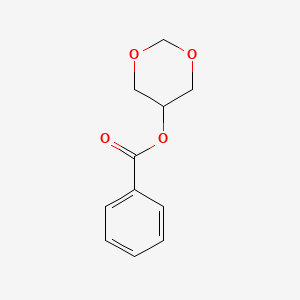 molecular formula C11H12O4 B12008112 1,3-Dioxan-5-ol benzoate CAS No. 49784-60-3