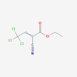 Ethyl 4,4,4-trichloro-2-cyanobut-2-enoate