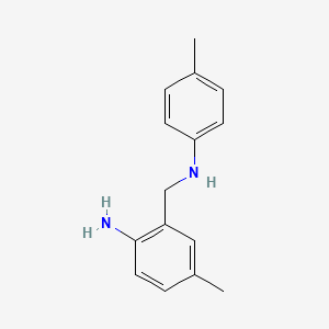 4-Methyl-2-[(4-methylanilino)methyl]aniline