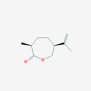 molecular formula C10H16O2 B1200834 (3S,6S)-6-异丙烯基-3-甲基氧杂环庚-2-酮 
