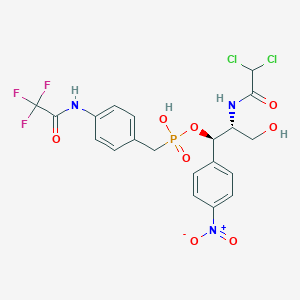 O-(4-trifluoroacetamidobenzylphosphonyl)chloramphenicol