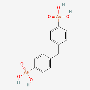 molecular formula C13H14As2O6 B1200851 4-(4-Arsonobenzyl)phenylarsonic acid 