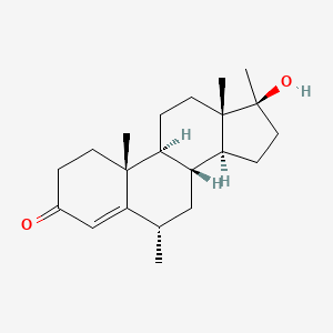 molecular formula C21H32O2 B1200854 6alpha,17alpha-Dimethyltestosterone CAS No. 2827-25-0