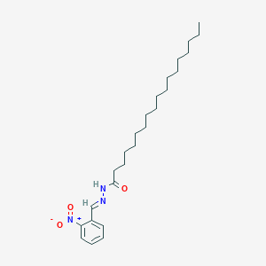 N-[(E)-(2-nitrophenyl)methylideneamino]octadecanamide