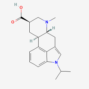 molecular formula C19H24N2O2 B1200859 1-Isopropyldihydrolysergic acid CAS No. 41710-27-4