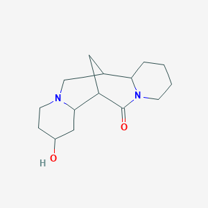 molecular formula C15H24N2O2 B1200864 13-Hydroxyspartein-10-one 