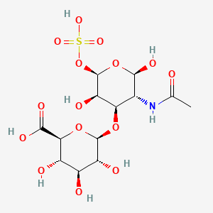 molecular formula C13H21NO15S B1200871 Chondroitin sulfate CAS No. 9007-28-7