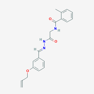 N-(2-(2-(3-(Allyloxy)benzylidene)hydrazino)-2-oxoethyl)-2-methylbenzamide