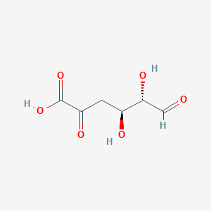 molecular formula C6H8O6 B1200886 (4S,5S)-4,5-dihydroxy-2,6-dioxohexanoic acid 