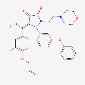 4-[4-(Allyloxy)-3-methylbenzoyl]-3-hydroxy-1-[2-(4-morpholinyl)ethyl]-5-(3-phenoxyphenyl)-1,5-dihydro-2H-pyrrol-2-one