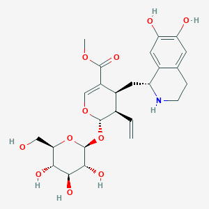 molecular formula C25H33NO11 B1200891 Deacetylipecoside 