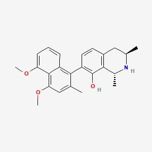 molecular formula C24H27NO3 B1200902 Dioncophylline A 