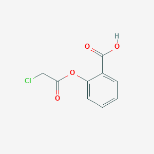 molecular formula C9H7ClO4 B12009068 Salicylic acid, chloroacetate CAS No. 6090-79-5