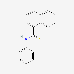 1-Naphthalenecarbothioamide, N-phenyl-