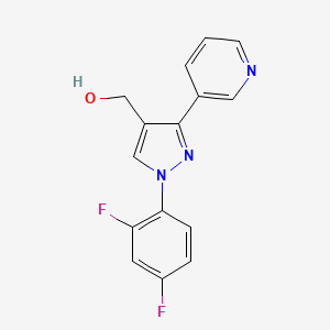 (1-(2,4-Difluorophenyl)-3-(pyridin-3-YL)-1H-pyrazol-4-YL)methanol