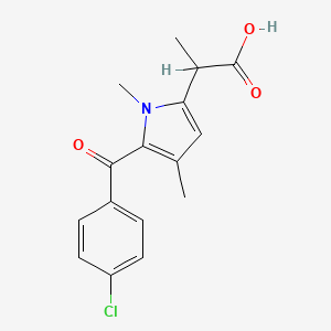 5-(4-Chlorobenzoyl)-alpha,1,4-trimethyl-1H-pyrrole-2-acetic acid