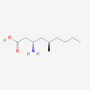 (3s,5r)-3-Amino-5-methylnonanoic acid