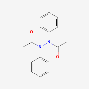 molecular formula C16H16N2O2 B12009250 1,2-Diacetyl-1,2-diphenylhydrazine CAS No. 793-25-9