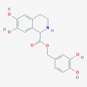 (3,4-Dihydroxyphenyl)methyl 6,7-dihydroxy-1,2,3,4-tetrahydroisoquinoline-1-carboxylate