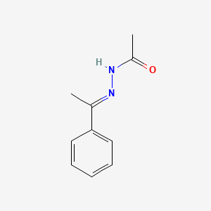 molecular formula C10H12N2O B12009357 N'-[(1E)-1-phenylethylidene]acetohydrazide 