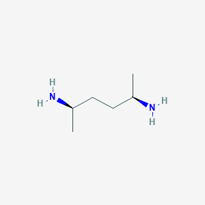molecular formula C6H16N2 B1200952 1,4-Dimethylputrescine CAS No. 37143-63-8