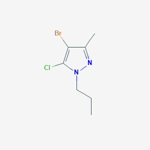 4-bromo-5-chloro-3-methyl-1-propyl-1H-pyrazole