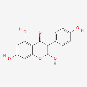 molecular formula C15H12O6 B1200963 2-Hydroxy-2,3-dihydrogenistein 