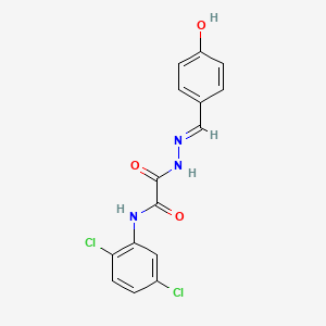 N-(2,5-dichlorophenyl)-N'-[(E)-(4-hydroxyphenyl)methylideneamino]oxamide