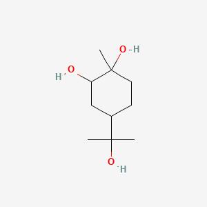 molecular formula C10H20O3 B1200986 4-(2-Hydroxypropan-2-yl)-1-methylcyclohexane-1,2-diol CAS No. 58506-22-2
