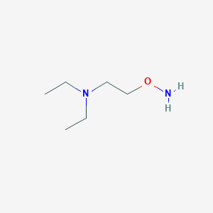 molecular formula C6H16N2O B1200987 Ethanamine, 2-(aminooxy)-N,N-diethyl- CAS No. 6006-10-6