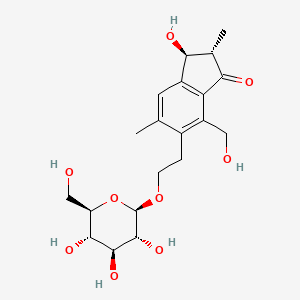 molecular formula C20H28O9 B1200994 Pterosides CAS No. 62043-50-9