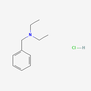 molecular formula C11H18ClN B12009945 Benzenemethanamine, N,N-diethyl-, hydrochloride CAS No. 51834-90-3