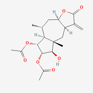 molecular formula C19H26O7 B1201008 Hymenograndin CAS No. 51292-55-8