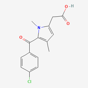 molecular formula C15H14ClNO3 B1201015 Zomepirac CAS No. 33369-31-2