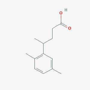 molecular formula C13H18O2 B12010158 4-(2,5-dimethylphenyl)pentanoic Acid CAS No. 5578-56-3