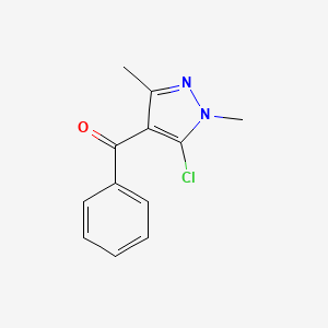 (5-Chloro-1,3-dimethyl-1H-pyrazol-4-yl)(phenyl)methanone