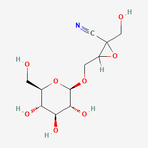 molecular formula C11H17NO8 B1201027 Sarmentosin epoxide CAS No. 81907-02-0