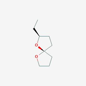 molecular formula C9H16O2 B1201028 Chalcogran 