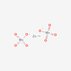 molecular formula Mn2O8Zn B1201034 ZINC permanganate CAS No. 23414-72-4