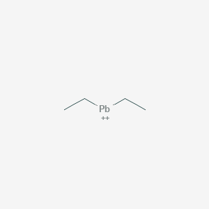 molecular formula C4H10Pb+2 B1201037 Diethyllead CAS No. 24952-65-6