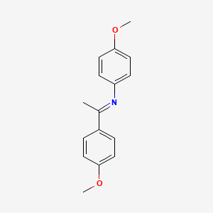 N-(4-methoxyphenyl)-N-[(E)-1-(4-methoxyphenyl)ethylidene]amine