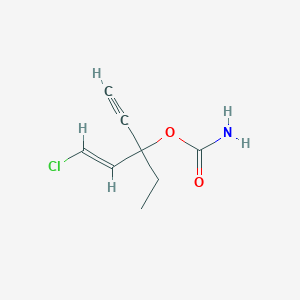 molecular formula C8H10ClNO2 B12010526 Placidyl carbamate CAS No. 74283-25-3