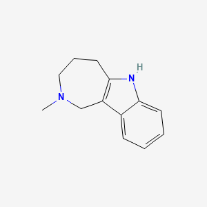 2-Methyl-1,2,3,4,5,6-hexahydroazepino[4,3-b]indole