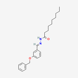 N'-{(E)-[3-(benzyloxy)phenyl]methylidene}decanehydrazide