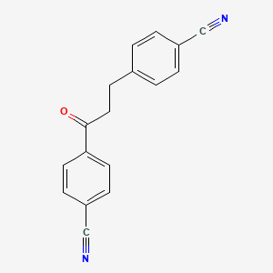 4,4'-(1-Oxopropane-1,3-diyl)dibenzonitrile