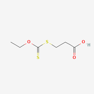 3-[(Ethoxycarbothioyl)sulfanyl]propanoic acid