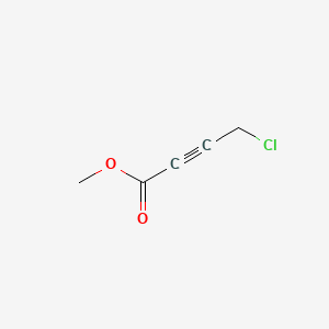 molecular formula C5H5ClO2 B1201087 甲基4-氯丁-2-炔酸酯 CAS No. 41658-12-2