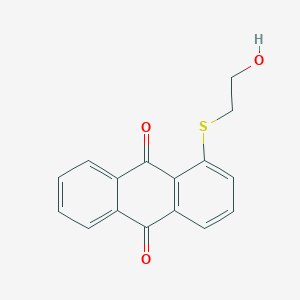 1-(2-Hydroxyethylsulfanyl)anthracene-9,10-dione