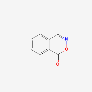 molecular formula C8H5NO2 B12010889 1H-2,3-Benzoxazin-1-one CAS No. 611-31-4